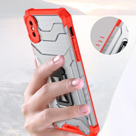 Crystal Ring Case pancerne hybrydowe etui pokrowiec + magnetyczny uchwyt iPhone XS Max zielony Crystal Ring Case pancerne hybrydowe etui pokrowiec + magnetyczny uchwyt iPhone XS Max zielony