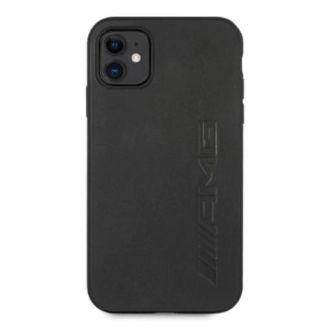 Etui AMG Leather Hot Stamped na iPhone 11 / Xr - czarne Etui AMG Leather Hot Stamped na iPhone 11 / Xr - czarne