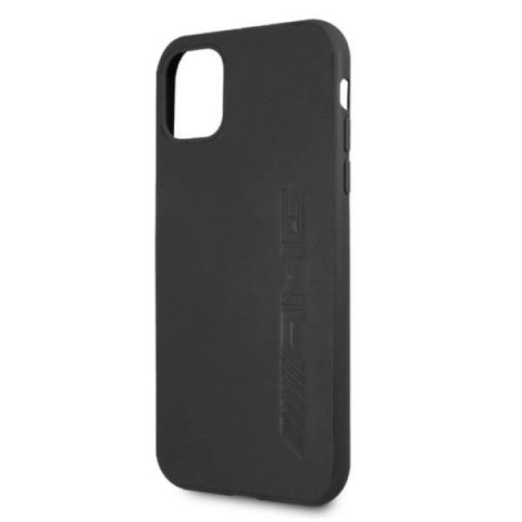 Etui AMG Leather Hot Stamped na iPhone 11 / Xr - czarne Etui AMG Leather Hot Stamped na iPhone 11 / Xr - czarne