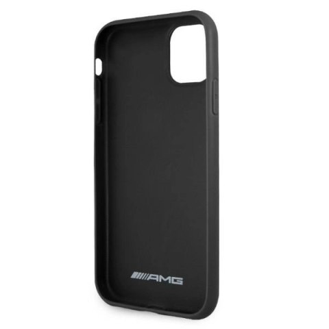 Etui AMG Leather Hot Stamped na iPhone 11 / Xr - czarne Etui AMG Leather Hot Stamped na iPhone 11 / Xr - czarne