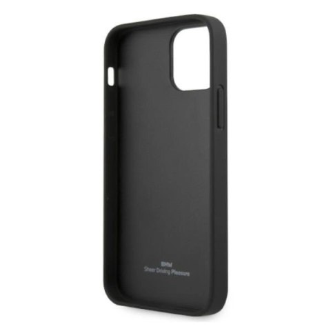 Etui BMW Leather Deboss na iPhone 12 / iPhone 12 Pro - czarne