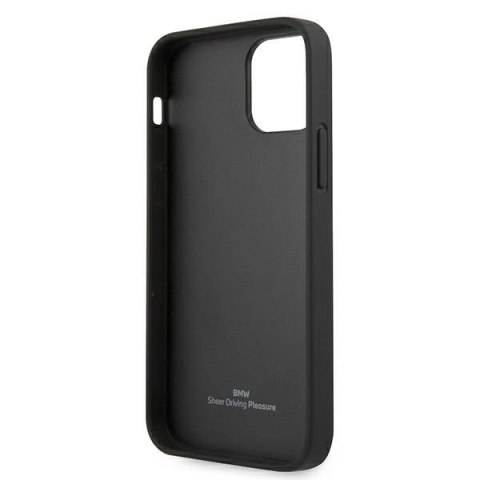 Etui BMW Leather Deboss na iPhone 12 mini - czarne