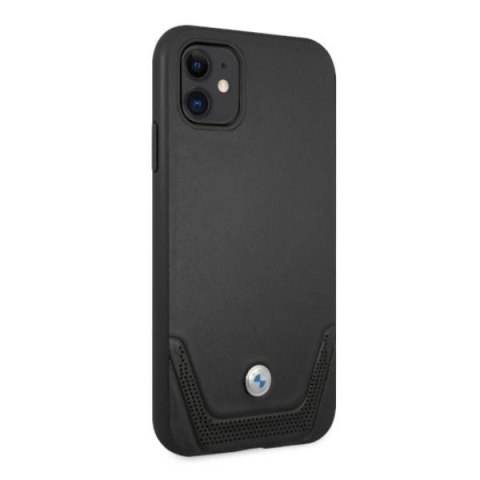 Etui BMW Leather Perforate na iPhone 11 / Xr - czarne Etui BMW Leather Perforate na iPhone 11 / Xr - czarne