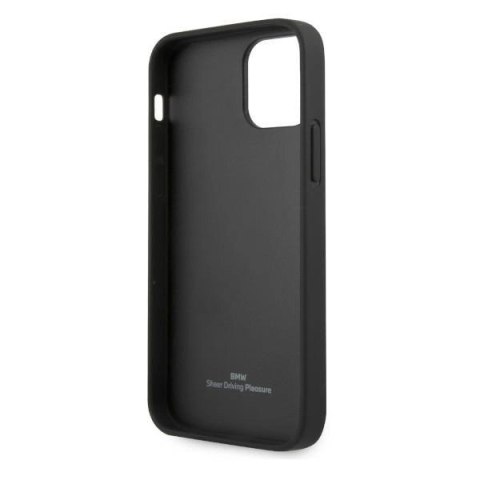 Etui BMW Leather Perforate na iPhone 12 Pro Max - czarne Etui BMW Leather Perforate na iPhone 12 Pro Max - czarne