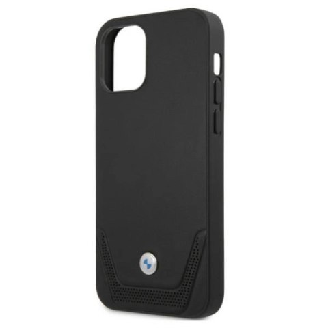 Etui BMW Leather Perforate na iPhone 12 / iPhone 12 Pro - czarne Etui BMW Leather Perforate na iPhone 12 / iPhone 12 Pro - czarne