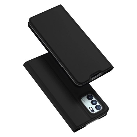 Dux Ducis Skin Pro kabura etui pokrowiec z klapką Oppo Reno6 4G czarny Dux Ducis Skin Pro kabura etui pokrowiec z klapką Oppo Reno6 4G czarny