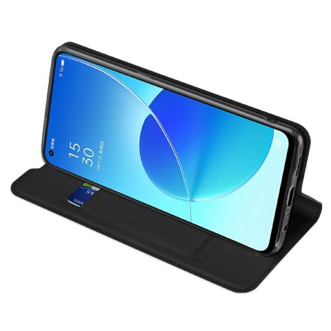 Dux Ducis Skin Pro kabura etui pokrowiec z klapką Oppo Reno6 4G czarny Dux Ducis Skin Pro kabura etui pokrowiec z klapką Oppo Reno6 4G czarny