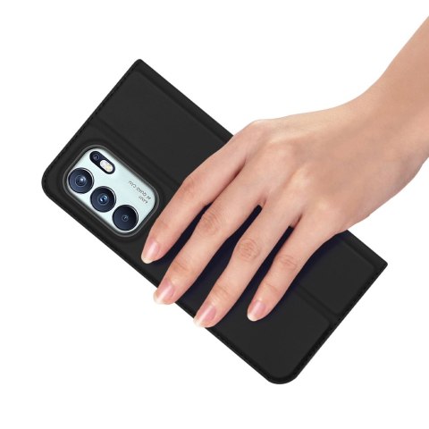 Dux Ducis Skin Pro kabura etui pokrowiec z klapką Oppo Reno6 4G czarny Dux Ducis Skin Pro kabura etui pokrowiec z klapką Oppo Reno6 4G czarny