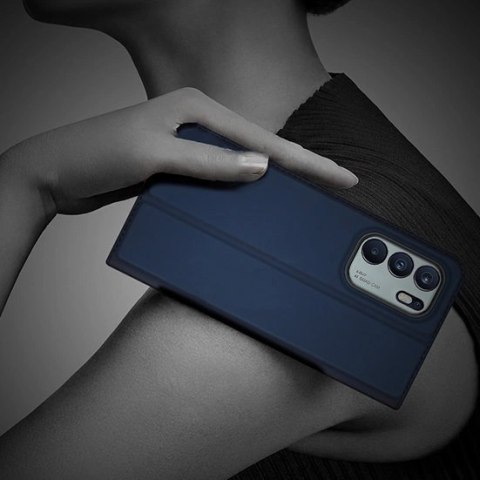 Dux Ducis Skin Pro kabura etui pokrowiec z klapką Oppo Reno6 4G czarny Dux Ducis Skin Pro kabura etui pokrowiec z klapką Oppo Reno6 4G czarny