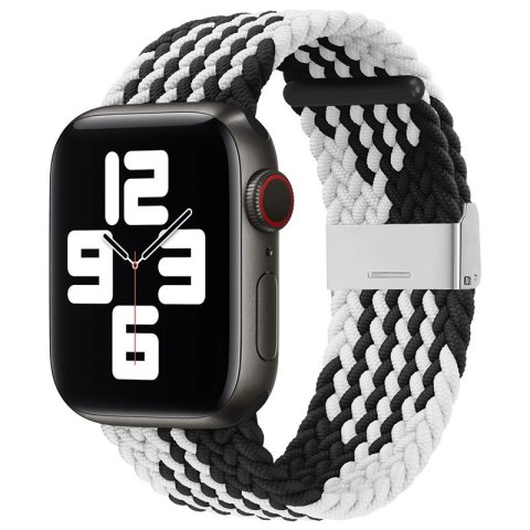 Strap Fabric opaska do Watch Ultra / 9 / 8 / 7 / 6 / SE / 5 / 4 / 3 / 2 (49mm / 45mm / 44mm / 42mm) pleciony materiałowy pasek b Strap Fabric opaska do Watch Ultra / 9 / 8 / 7 / 6 / SE / 5 / 4 / 3 / 2 (49mm / 45mm / 44mm / 42mm) pleciony materiałowy pasek b