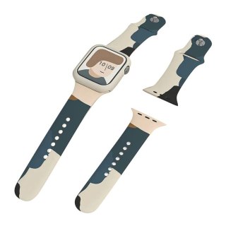 Strap Moro opaska do Apple Watch Ultra / 9 / 8 / 7 / 6 / SE / 5 / 4 / 3 / 2 (49mm / 45mm / 44mm / 42mm) silikonowy pasek bransol