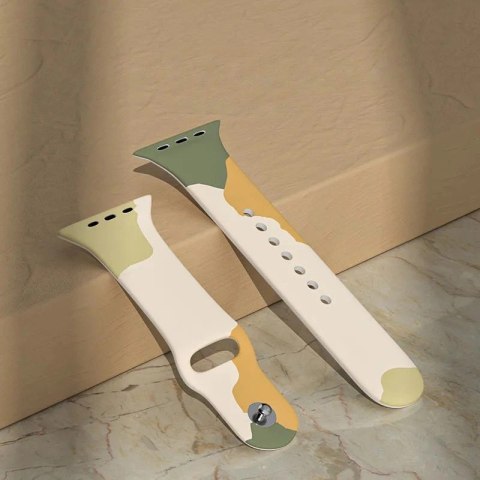 Strap Moro opaska do Apple Watch Ultra / 9 / 8 / 7 / 6 / SE / 5 / 4 / 3 / 2 (49mm / 45mm / 44mm / 42mm) silikonowy pasek bransol Strap Moro opaska do Apple Watch Ultra / 9 / 8 / 7 / 6 / SE / 5 / 4 / 3 / 2 (49mm / 45mm / 44mm / 42mm) silikonowy pasek bransol