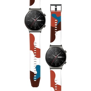 Strap Moro opaska do Huawei Watch GT2 Pro silikonowy pasek bransoletka do zegarka wzór 9