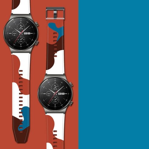 Strap Moro opaska do Huawei Watch GT2 Pro silikonowy pasek bransoletka do zegarka wzór 9
