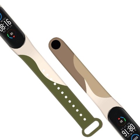 Strap Moro opaska do Xiaomi Mi Band 4 / Mi Band 3 silikonowy pasek bransoletka do zegarka wzór 3 Strap Moro opaska do Xiaomi Mi Band 4 / Mi Band 3 silikonowy pasek bransoletka do zegarka wzór 3