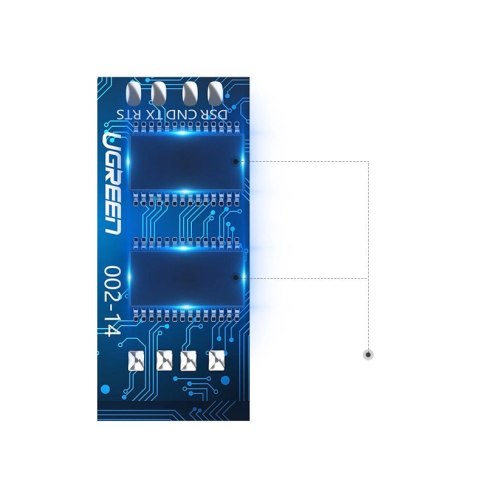 Ugreen kabel konsolowy przejściówka USB - Ethernet RJ45 1,5m czarny (CM204) Ugreen kabel konsolowy przejściówka USB - Ethernet RJ45 1,5m czarny (CM204)