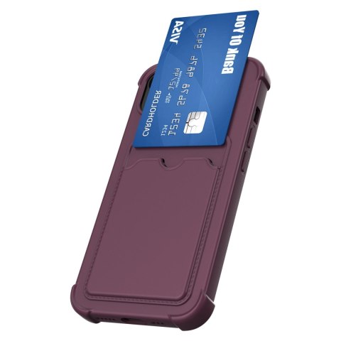 Card Armor Case etui pokrowiec do Xiaomi Redmi 10X 4G / Xiaomi Redmi Note 9 portfel na kartę silikonowe pancerne etui Air Bag ni