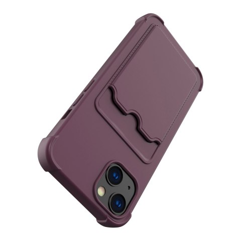 Card Armor Case etui pokrowiec do Xiaomi Redmi 10X 4G / Xiaomi Redmi Note 9 portfel na kartę silikonowe pancerne etui Air Bag ni