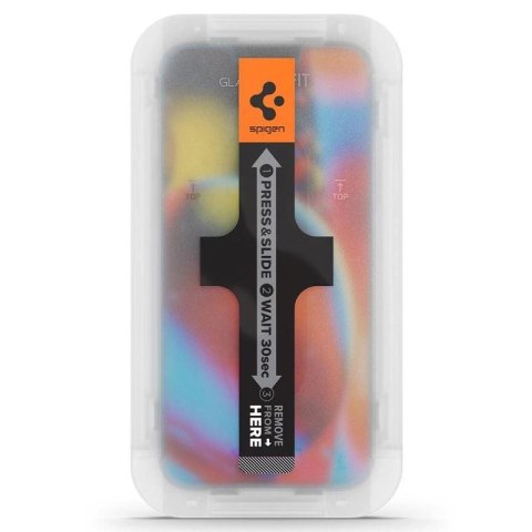 Szkło hartowane Spigen Glas.tR EZ Fit na iPhone 13 / 13 Pro / 14 / 16e - 2 szt.