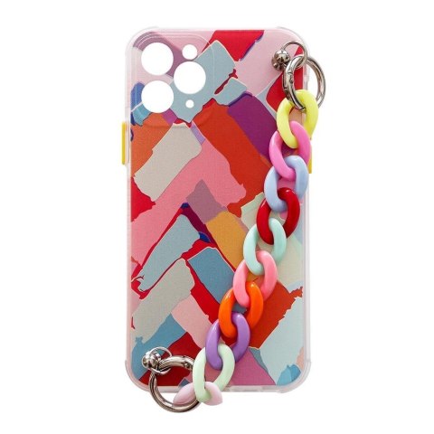 Color Chain Case żelowe elastyczne etui z łańcuchem łańcuszkiem zawieszką do Xiaomi Redmi Note 10 Pro wielokolorowy (3) Color Chain Case żelowe elastyczne etui z łańcuchem łańcuszkiem zawieszką do Xiaomi Redmi Note 10 Pro wielokolorowy (3)