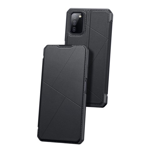 DUX DUCIS Skin X kabura etui pokrowiec z klapką Samsung Galaxy A03s czarny DUX DUCIS Skin X kabura etui pokrowiec z klapką Samsung Galaxy A03s czarny