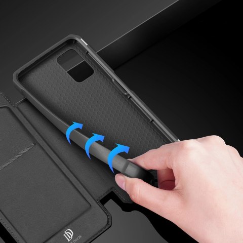 DUX DUCIS Skin X kabura etui pokrowiec z klapką Samsung Galaxy A03s czarny DUX DUCIS Skin X kabura etui pokrowiec z klapką Samsung Galaxy A03s czarny