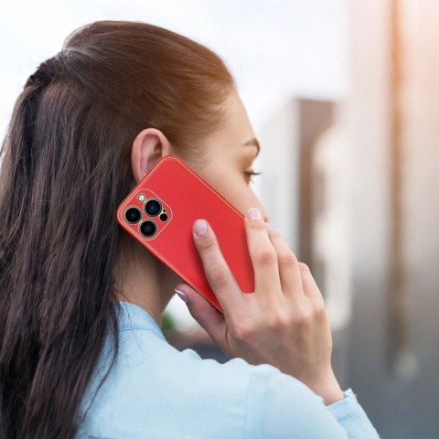 Dux Ducis Yolo eleganckie etui pokrowiec ze skóry ekologicznej iPhone 13 Pro Max czerwony Dux Ducis Yolo eleganckie etui pokrowiec ze skóry ekologicznej iPhone 13 Pro Max czerwony