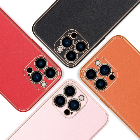 Dux Ducis Yolo eleganckie etui pokrowiec ze skóry ekologicznej iPhone 13 Pro Max czerwony Dux Ducis Yolo eleganckie etui pokrowiec ze skóry ekologicznej iPhone 13 Pro Max czerwony