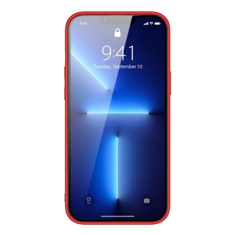 Dux Ducis Yolo eleganckie etui pokrowiec ze skóry ekologicznej iPhone 13 Pro Max czerwony Dux Ducis Yolo eleganckie etui pokrowiec ze skóry ekologicznej iPhone 13 Pro Max czerwony