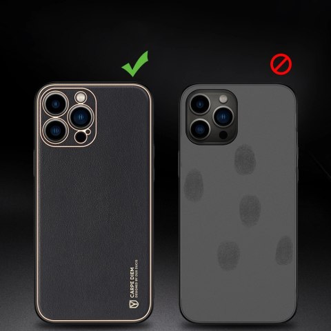 Dux Ducis Yolo eleganckie etui pokrowiec ze skóry ekologicznej iPhone 13 Pro Max czerwony Dux Ducis Yolo eleganckie etui pokrowiec ze skóry ekologicznej iPhone 13 Pro Max czerwony