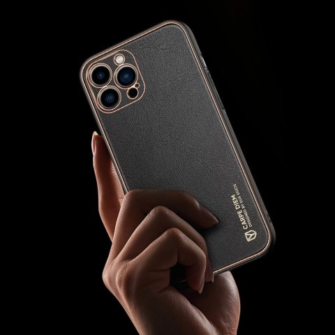 Dux Ducis Yolo eleganckie etui pokrowiec ze skóry ekologicznej iPhone 13 Pro Max czerwony Dux Ducis Yolo eleganckie etui pokrowiec ze skóry ekologicznej iPhone 13 Pro Max czerwony