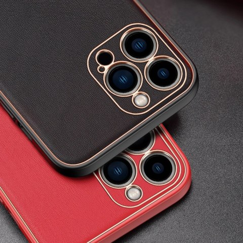 Dux Ducis Yolo eleganckie etui pokrowiec ze skóry ekologicznej iPhone 13 Pro Max czerwony Dux Ducis Yolo eleganckie etui pokrowiec ze skóry ekologicznej iPhone 13 Pro Max czerwony