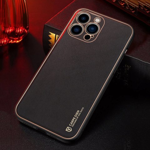 Dux Ducis Yolo eleganckie etui pokrowiec ze skóry ekologicznej iPhone 13 Pro Max czerwony Dux Ducis Yolo eleganckie etui pokrowiec ze skóry ekologicznej iPhone 13 Pro Max czerwony