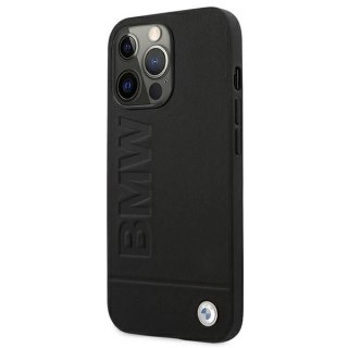 Etui BMW Signature Logo Imprint na iPhone 13 Pro Max - czarne