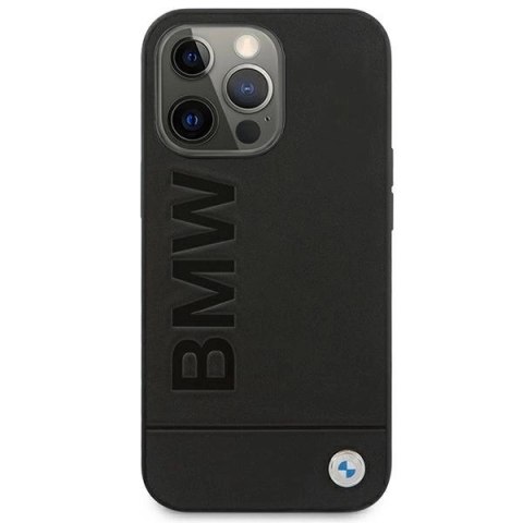 Etui BMW Signature Logo Imprint na iPhone 13 Pro Max - czarne Etui BMW Signature Logo Imprint na iPhone 13 Pro Max - czarne