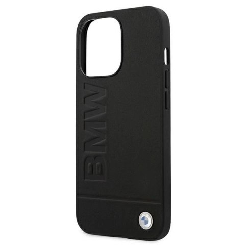 Etui BMW Signature Logo Imprint na iPhone 13 Pro Max - czarne Etui BMW Signature Logo Imprint na iPhone 13 Pro Max - czarne