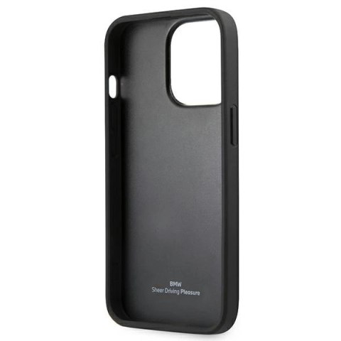 Etui BMW Signature Logo Imprint na iPhone 13 Pro Max - czarne Etui BMW Signature Logo Imprint na iPhone 13 Pro Max - czarne
