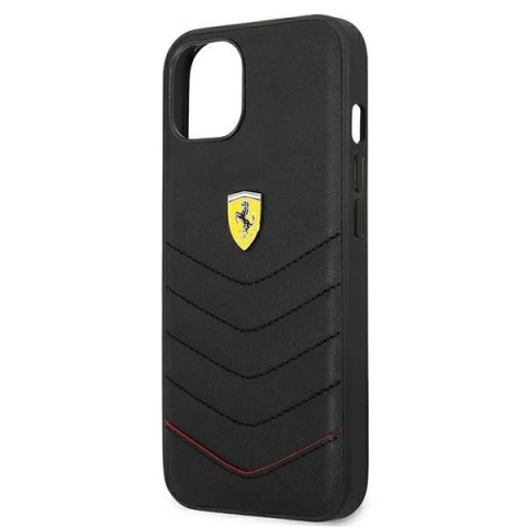 Etui Ferrari Off Track Quilted na iPhone 13 mini - czarne