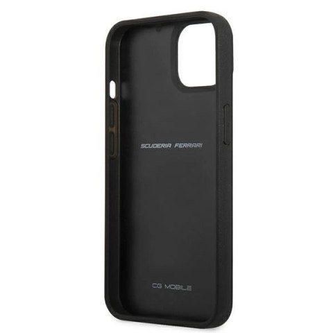 Etui Ferrari On Track Real Carbon na iPhone 13 mini - czarne