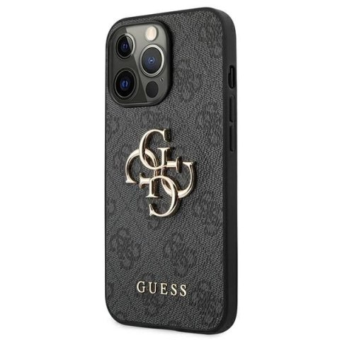 Etui Guess 4G Big Metal Logo na iPhone 13 Pro / iPhone 13 - szare