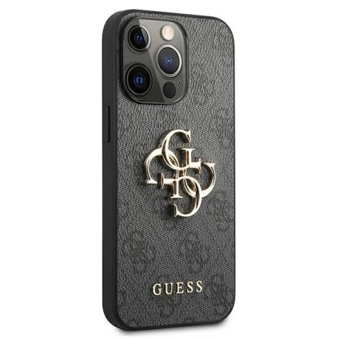 Etui Guess 4G Big Metal Logo na iPhone 13 Pro / iPhone 13 - szare