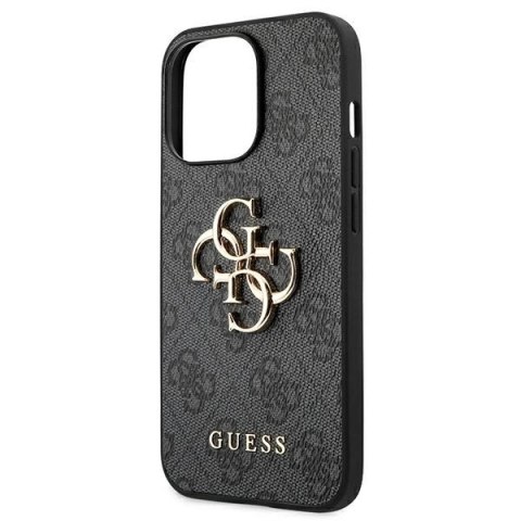 Etui Guess 4G Big Metal Logo na iPhone 13 Pro / iPhone 13 - szare
