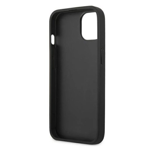 Etui Guess Saffiano Strap na iPhone 13 mini 5,4" - czarne