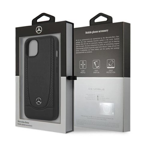 Etui Mercedes Urban Line na iPhone 13 mini - czarne Etui Mercedes Urban Line na iPhone 13 mini - czarne