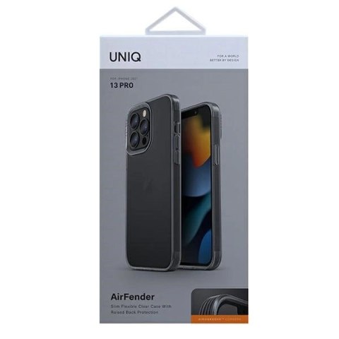 Etui UNIQ Air Fender na iPhone 13 Pro / iPhone 13 - szare Etui UNIQ Air Fender na iPhone 13 Pro / iPhone 13 - szare