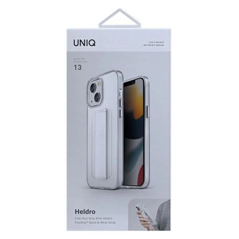 Etui UNIQ Heldro na iPhone 13 - przezroczyste Etui UNIQ Heldro na iPhone 13 - przezroczyste