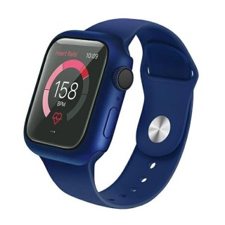 Etui UNIQ Nautic na Apple Watch 4/5/6/SE 40mm - niebieskie
