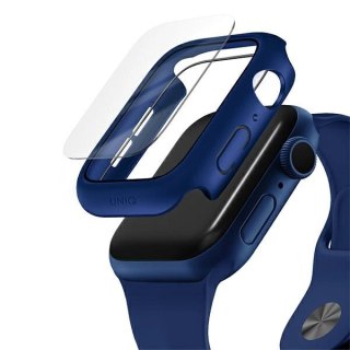 Etui UNIQ Nautic na Apple Watch 4/5/6/SE 40mm - niebieskie