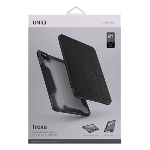 Etui UNIQ Trexa na iPad Pro 11'' 2021/2020 - czarne Etui UNIQ Trexa na iPad Pro 11'' 2021/2020 - czarne