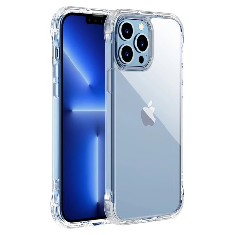 Joyroom Defender Series etui pokrowiec do iPhone 13 pancerna obudowa z haczykami podstawką przezroczysty (JR-BP954) Joyroom Defender Series etui pokrowiec do iPhone 13 pancerna obudowa z haczykami podstawką przezroczysty (JR-BP954)
